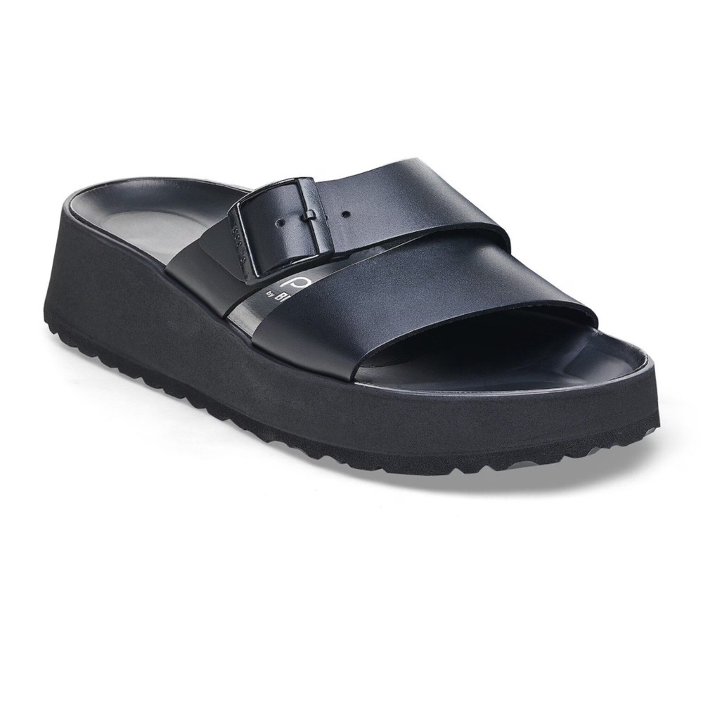 Birkenstock Papillio Almina Black Leather sz 37 - Picture 8 of 11